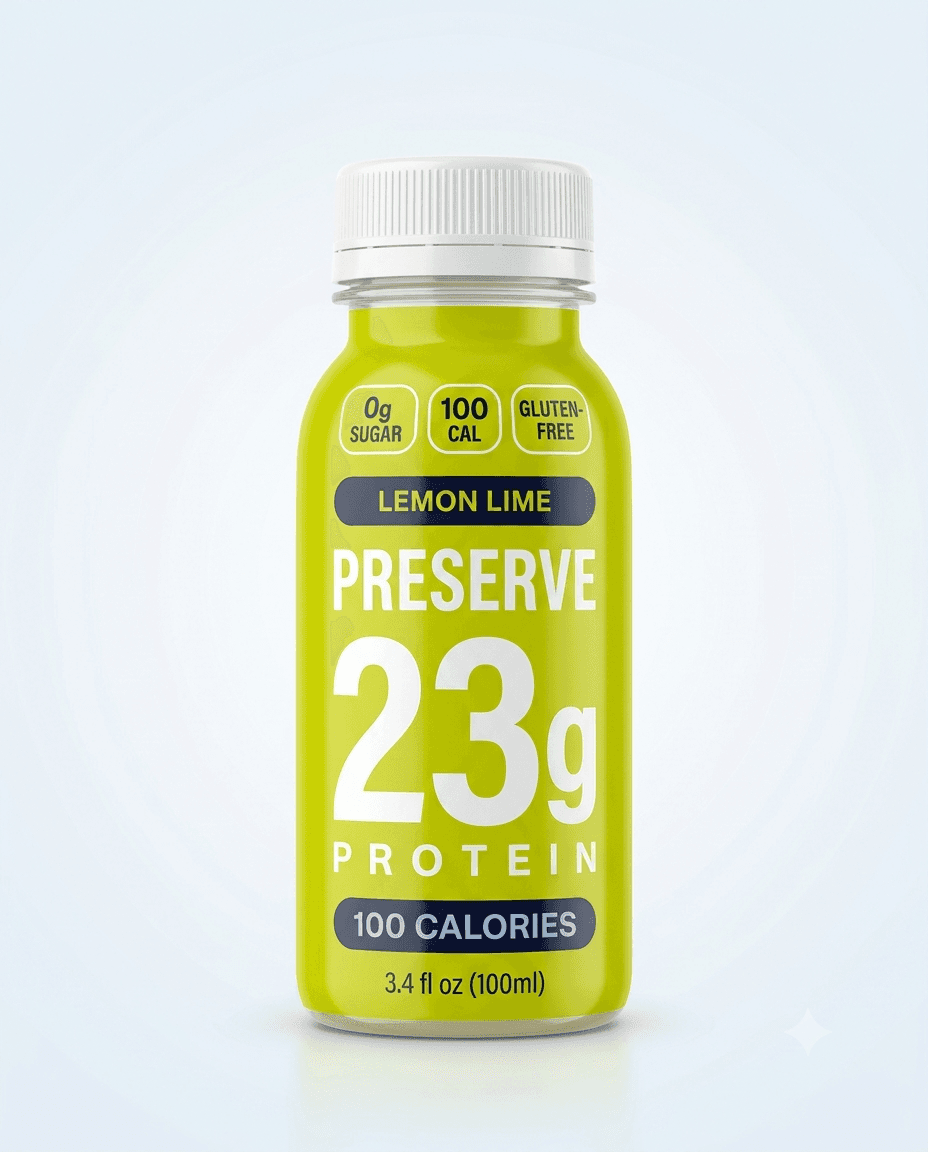 Preserve Lemon Lime 3.4 oz protein shot